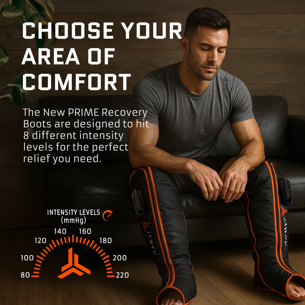 JAWKU Prime Recovery Boots – Wireless Heated Compression Recovery System