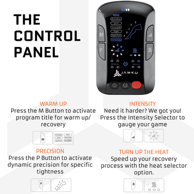 JAWKU Prime Recovery Boots – Wireless Heated Compression Recovery System