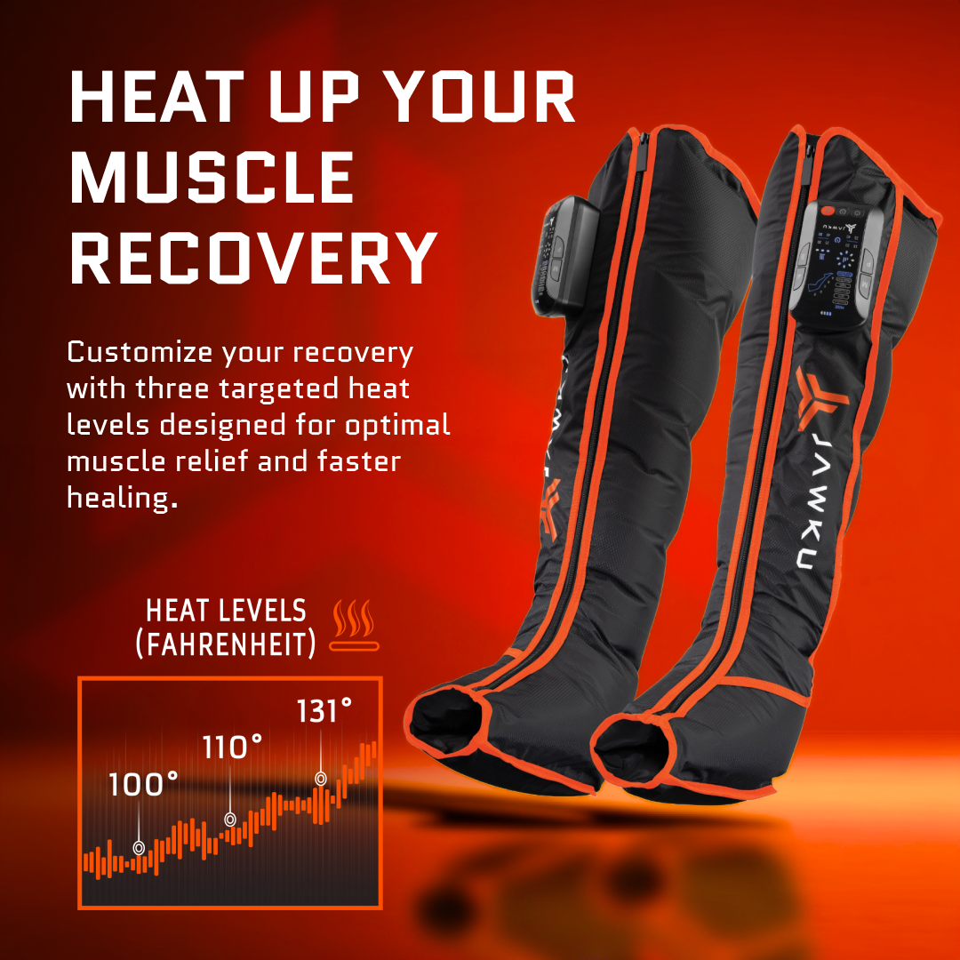 JAWKU Prime Recovery Boots – Wireless Heated Compression Recovery System